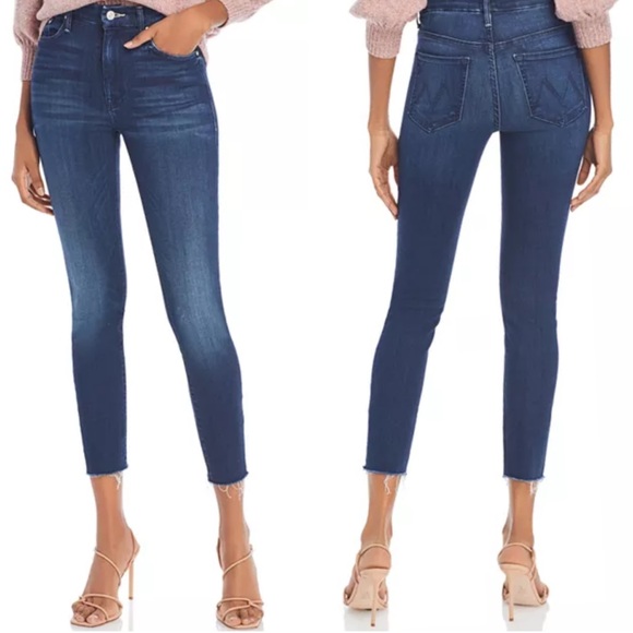 MOTHER high waisted looker ankle fray size 27 - Picture 1 of 6